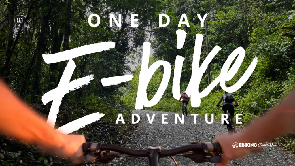 POV Ebiker in Costa Rica Rainforest